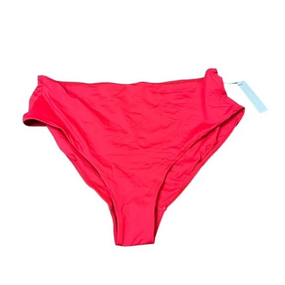 NWT Everlane The High-Rise Hipster Bottom Red Swim Size XXL Women